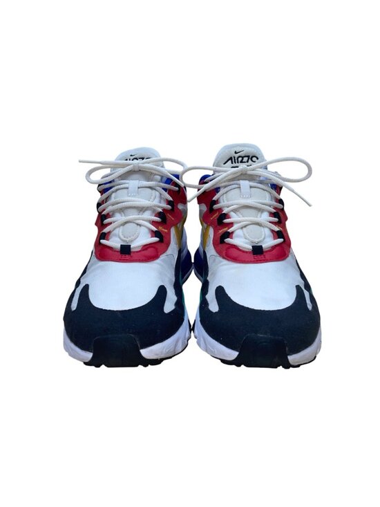 Nike Men’s White & Blue Multicolor Air Max 270 React Sneakers Size 8.5 main image 6